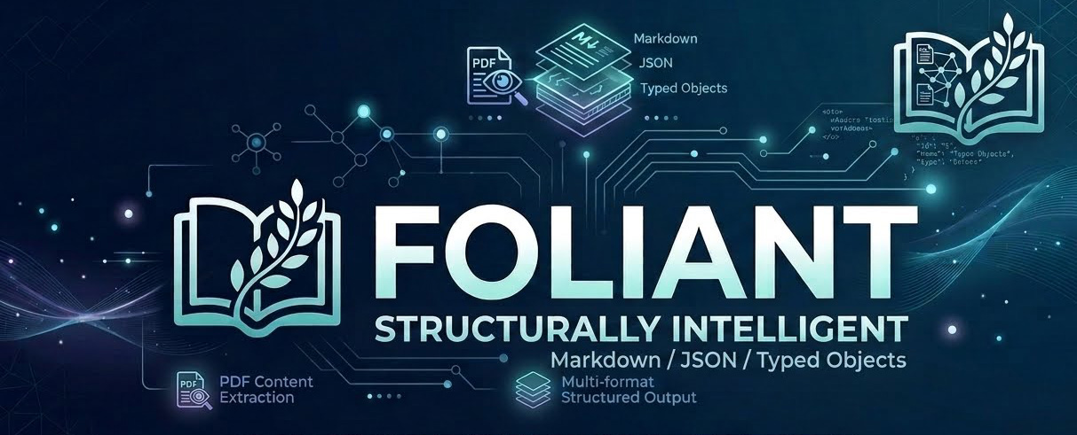Foliant: Layout-aware PDF document AI for .NET